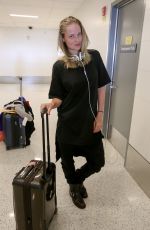 GENEVIEVE MORTON at LAX Airport in Los Angeles 12/27/2016