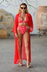 GEORGIA KOUSOULOU in Bikini Filming Towie Special in Tenerife 01/30/2017