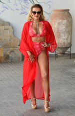GEORGIA KOUSOULOU in Bikini Filming Towie Special in Tenerife 01/30/2017