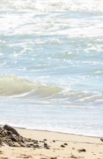 GEORGIA MAY FOOTE on the Beach in Malibu 01/28/2017