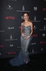 GEORGINA CHAPMAN at Weinstein Company and Netflix Golden Globe Party in Beverly Hills 01/08/2017