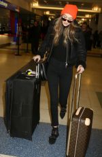 GIGI HADID at JFK Airport in New York 01/13/2017