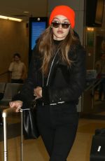 GIGI HADID at JFK Airport in New York 01/13/2017