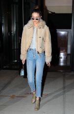 GIGI HADID Heading to the Set of 