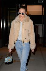 GIGI HADID Heading to the Set of 