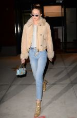 GIGI HADID Heading to the Set of 