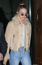 GIGI HADID Heading to the Set of 