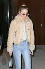 GIGI HADID Heading to the Set of 