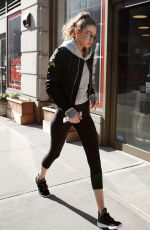 GIGI HADID Leaves Her Apartment in New York 01/16/2017