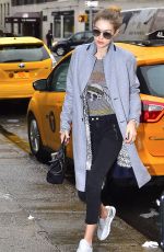 GIGI HADID Leaves Her Apartment in New York 01/24/2017