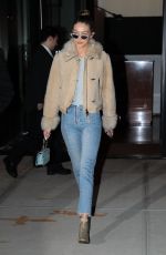 GIGI HADID Night Out in New York 01/19/2017