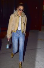 GIGI HADID Night Out in New York 01/19/2017