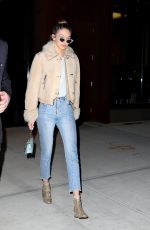 GIGI HADID Night Out in New York 01/19/2017