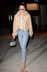 GIGI HADID Night Out in New York 01/19/2017