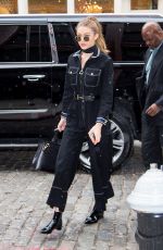 GIGI HADID Out and About in New York 01/14/2017