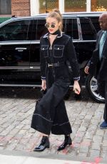 GIGI HADID Out and About in New York 01/14/2017