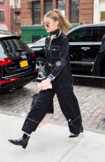 GIGI HADID Out and About in New York 01/14/2017