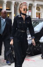 GIGI HADID Out and About in New York 01/14/2017