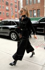 GIGI HADID Out and About in New York 01/14/2017