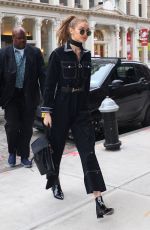 GIGI HADID Out and About in New York 01/14/2017