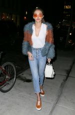GIGI HADID Out in New York 01/18/2017