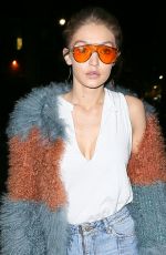 GIGI HADID Out in New York 01/18/2017
