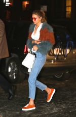 GIGI HADID Out in New York 01/18/2017