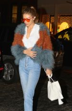GIGI HADID Out in New York 01/18/2017