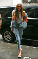 GIGI HADID Out in New York 01/18/2017