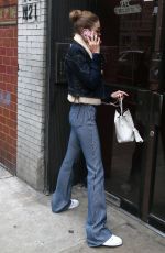 GIGI HADID Out in New York 01/23/2017
