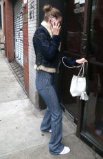 GIGI HADID Out in New York 01/23/2017
