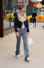 GIGI HADID Out in New York 01/23/2017
