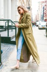 GIGI HADID Out in New York 01/27/2017