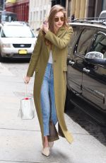 GIGI HADID Out in New York 01/27/2017