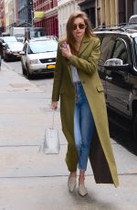 GIGI HADID Out in New York 01/27/2017