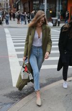GIGI HADID Out in New York 01/27/2017