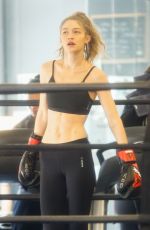 GIGI HADID Working Out at Gotham Gym in New York 01/16/2017