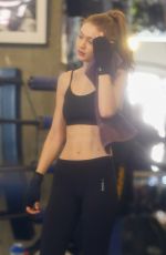 GIGI HADID Working Out at Gotham Gym in New York 01/16/2017