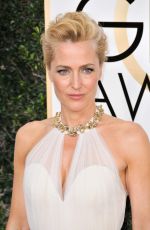 GILLIAN ANDERSON at 74th Annual Golden Globe Awards in Beverly Hills 01/08/2017