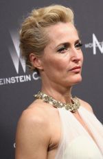 GILLIAN ANDERSON at Weinstein Company and Netflix Golden Globe Party in Beverly Hills 01/08/2017