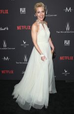 GILLIAN ANDERSON at Weinstein Company and Netflix Golden Globe Party in Beverly Hills 01/08/2017