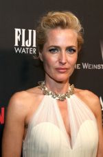 GILLIAN ANDERSON at Weinstein Company and Netflix Golden Globe Party in Beverly Hills 01/08/2017