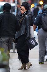 GINA GERSHON Out Shopping in New York 01/18/2017