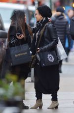 GINA GERSHON Out Shopping in New York 01/18/2017