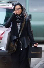 GINA GERSHON Out Shopping in New York 01/18/2017