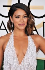 GINA RODRIGUEZ at 74th Annual Golden Globe Awards in Beverly Hills 01/08/2017