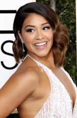 GINA RODRIGUEZ at 74th Annual Golden Globe Awards in Beverly Hills 01/08/2017