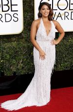 GINA RODRIGUEZ at 74th Annual Golden Globe Awards in Beverly Hills 01/08/2017