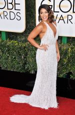 GINA RODRIGUEZ at 74th Annual Golden Globe Awards in Beverly Hills 01/08/2017