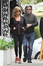 GOLDIE HAWN and Kurt Russell Out in Beverly Hills 01/15/2017